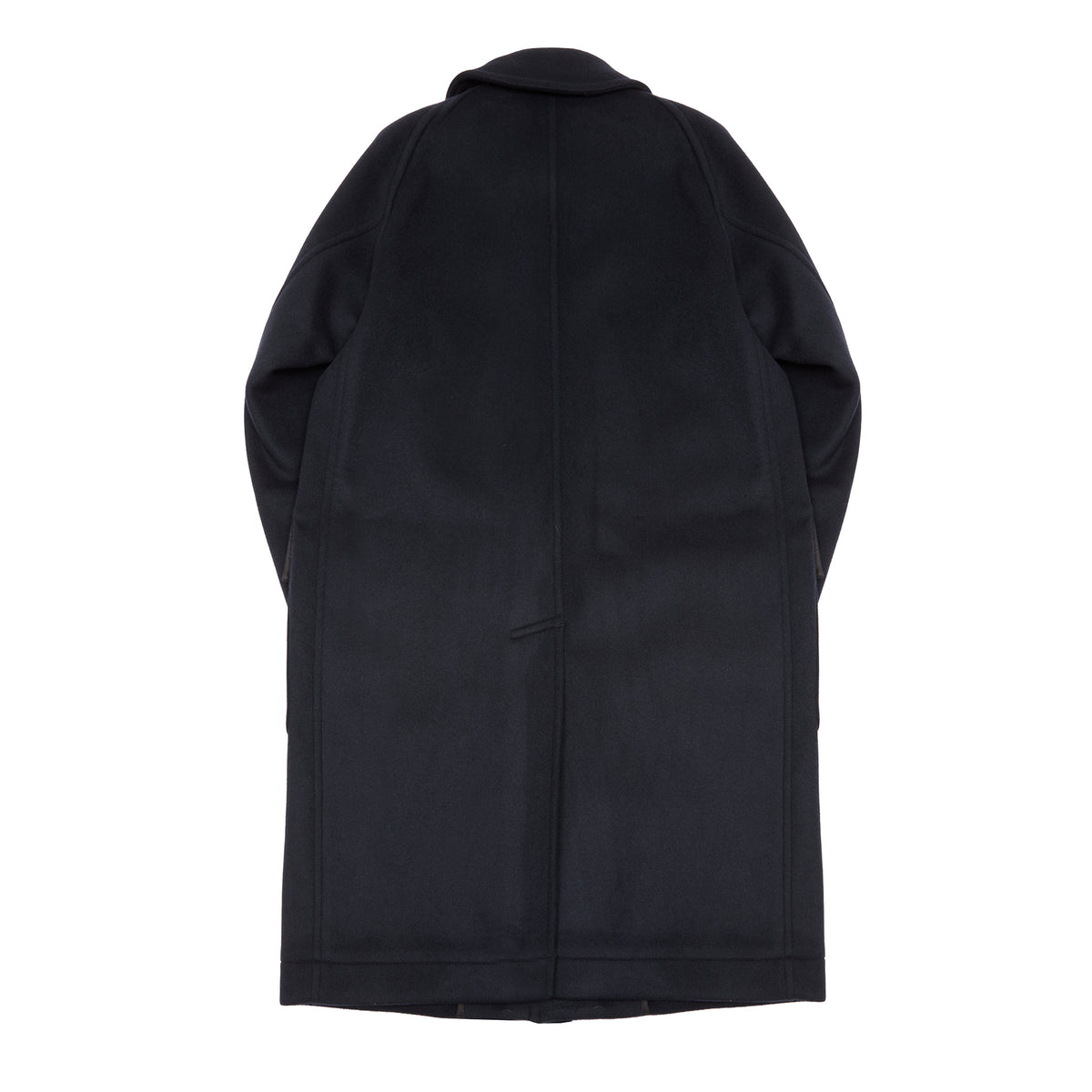 Kaptain Sunshine Traveller Wool Coat in Top Navy