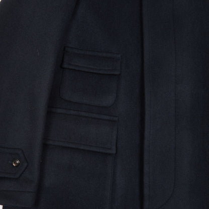 Kaptain Sunshine Traveller Wool Coat in Top Navy