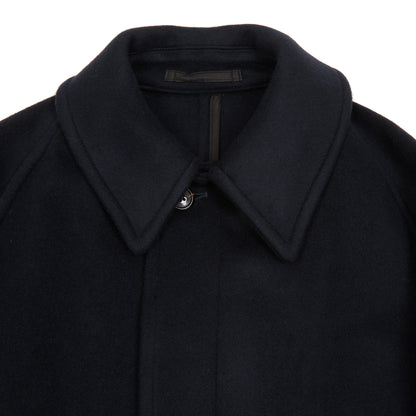 Kaptain Sunshine Traveller Wool Coat in Top Navy
