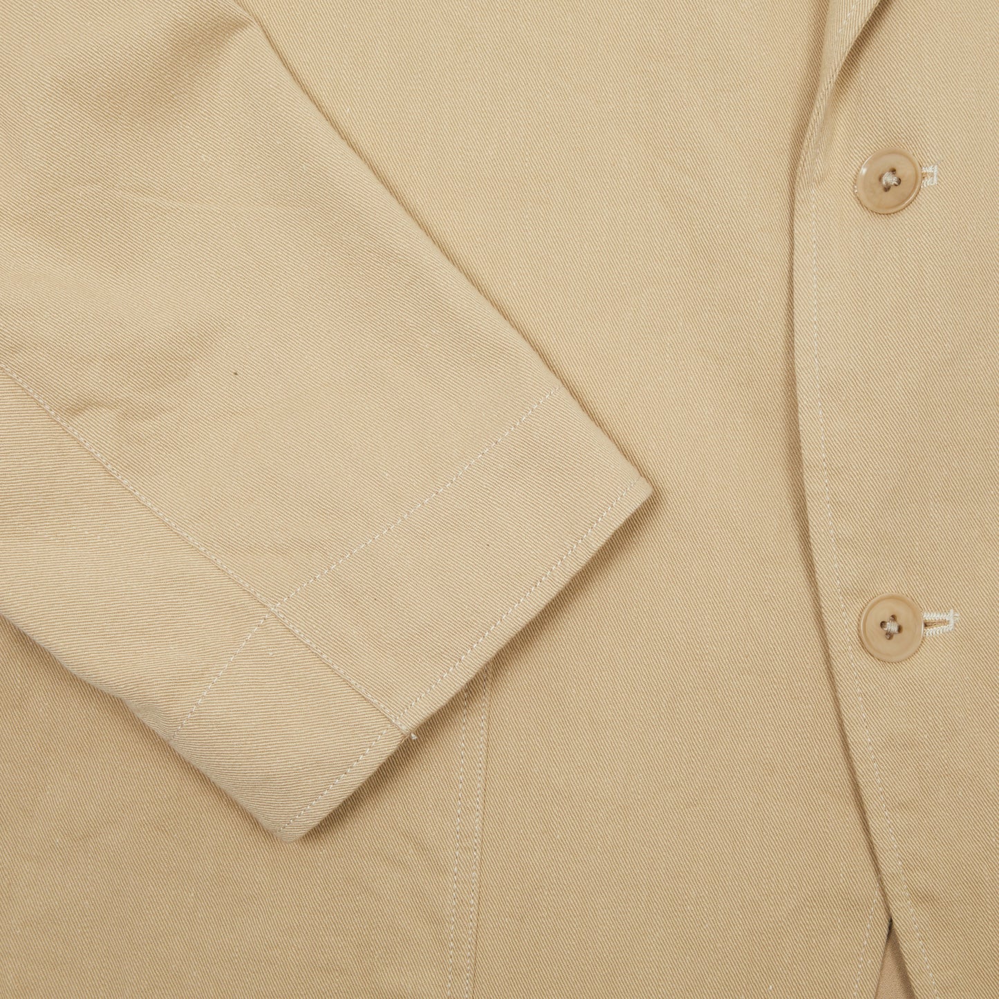 Kaptain Sunshine Cotton Square Drill Jacket in Khaki
