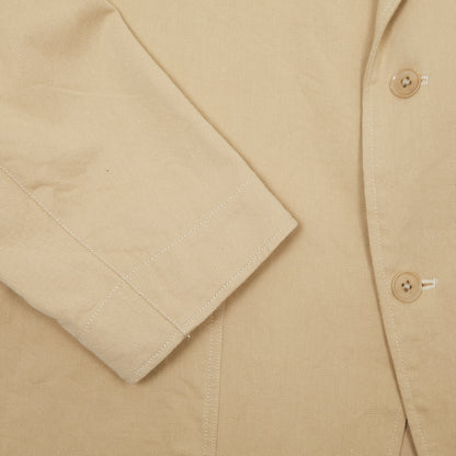 Kaptain Sunshine Cotton Square Drill Jacket in Khaki