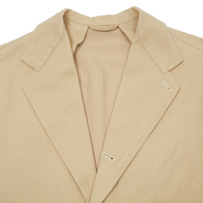Kaptain Sunshine Cotton Square Drill Jacket in Khaki