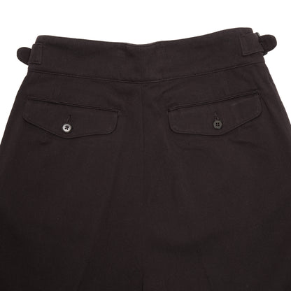 Kaptain Sunshine Cotton Drill Gurkha Pants in Black