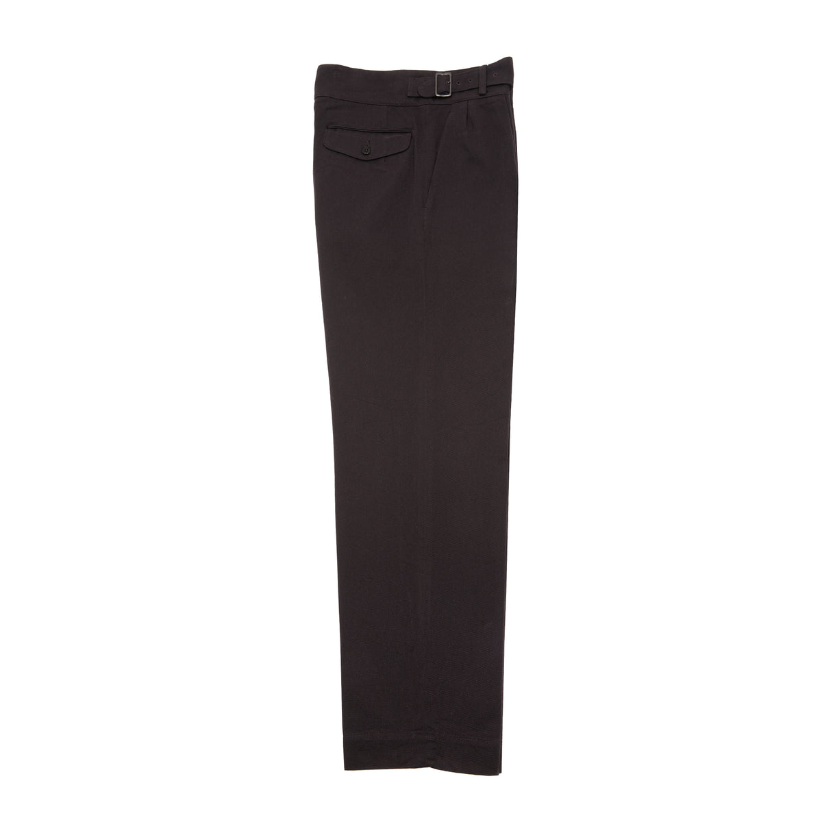 Kaptain Sunshine Cotton Drill Gurkha Pants in Black