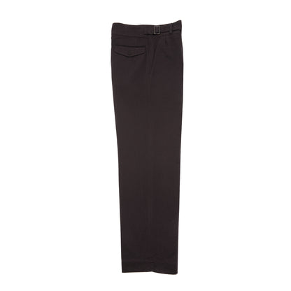 Kaptain Sunshine Cotton Drill Gurkha Pants in Black