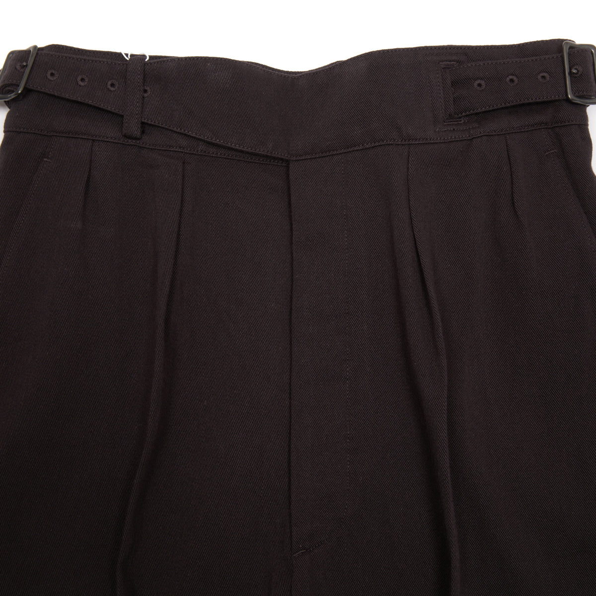 Kaptain Sunshine Cotton Drill Gurkha Pants in Black