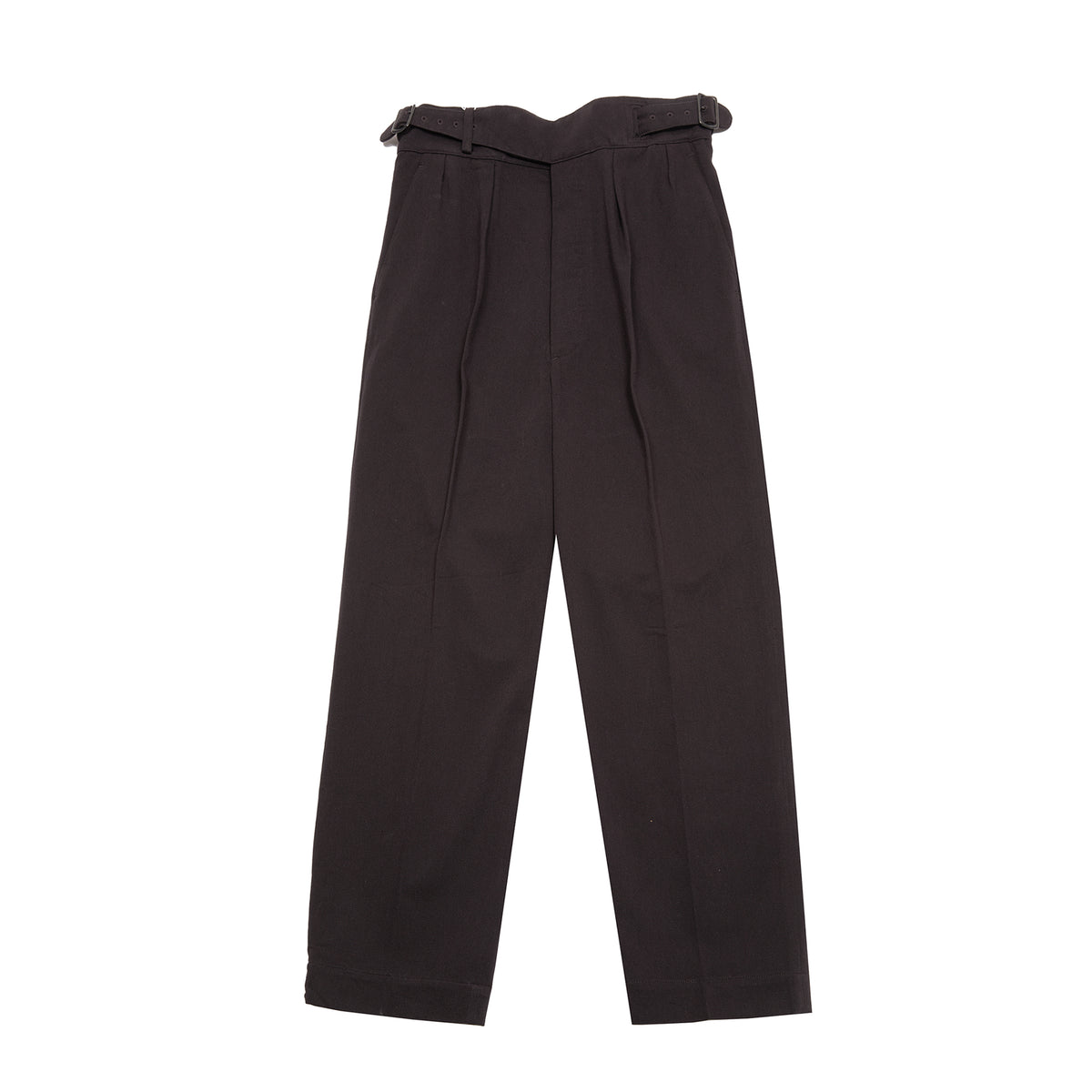 Kaptain Sunshine Cotton Drill Gurkha Pants in Black