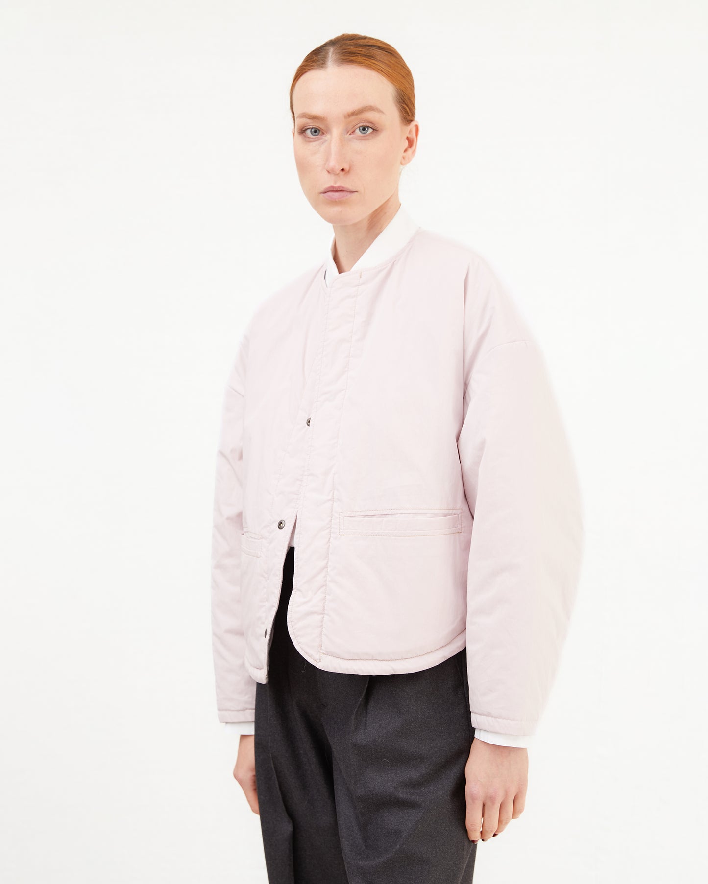 KONRAD Isabella Reversible Jacket in Blush/Flower Rosa