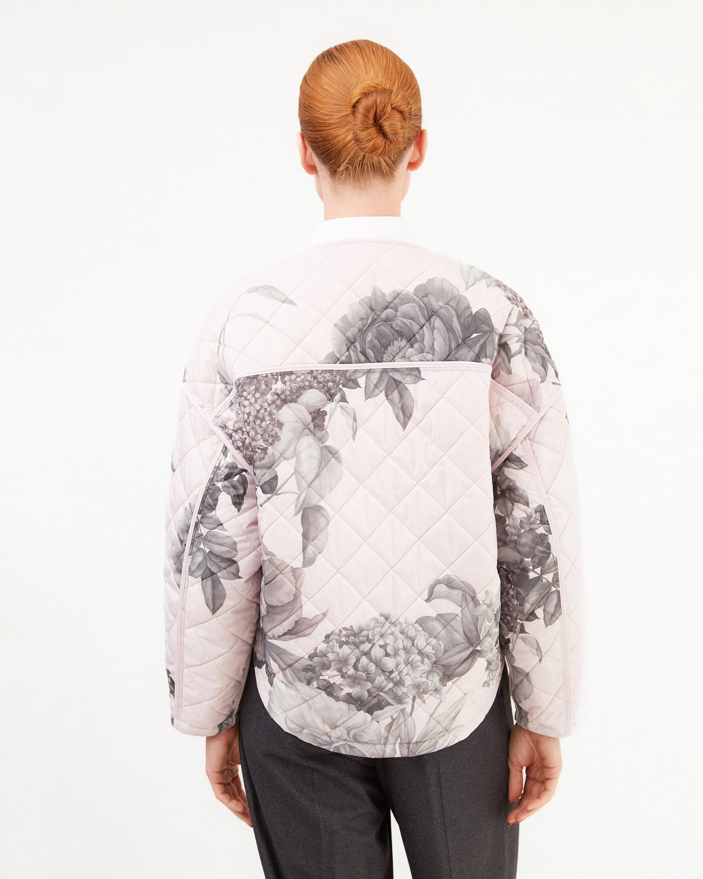 KONRAD Isabella Reversible Jacket in Blush/Flower Rosa