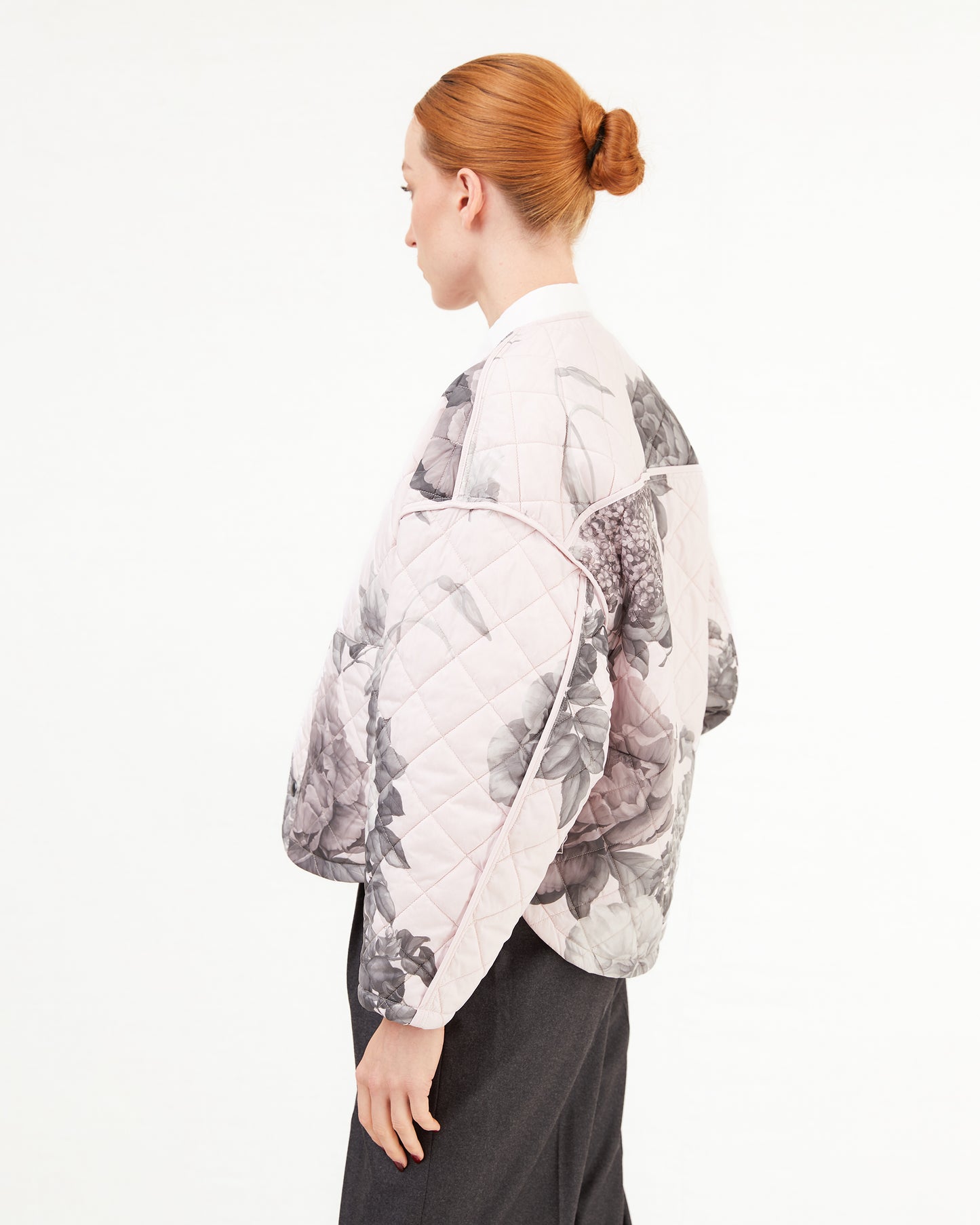 KONRAD Isabella Reversible Jacket in Blush/Flower Rosa