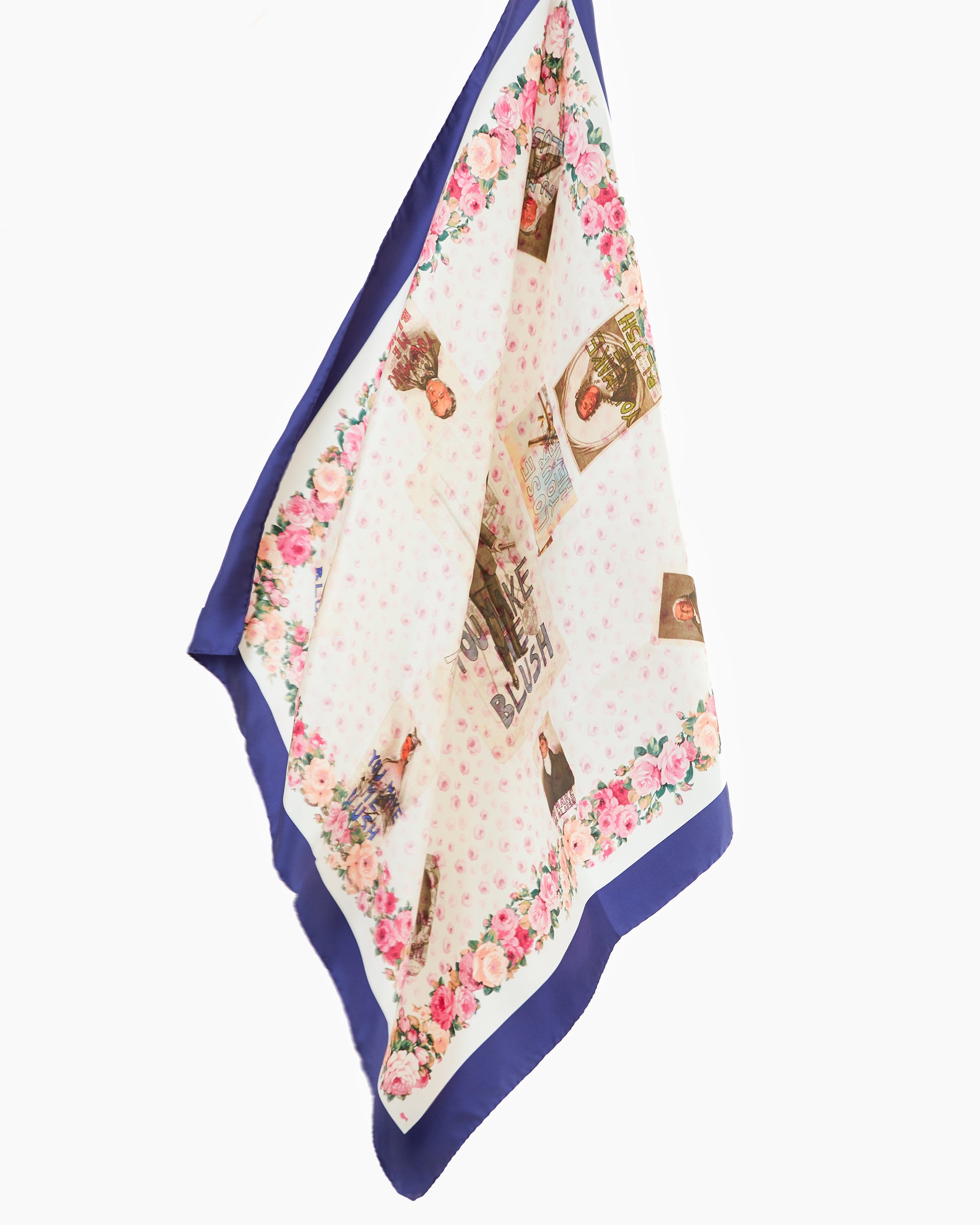 KONRAD Camen You Make Me Blush Scarf in Cream