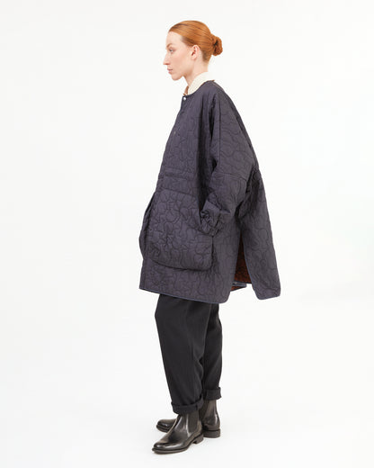 KONRAD Sungjin Reversible Jacket in Navy/Hazel