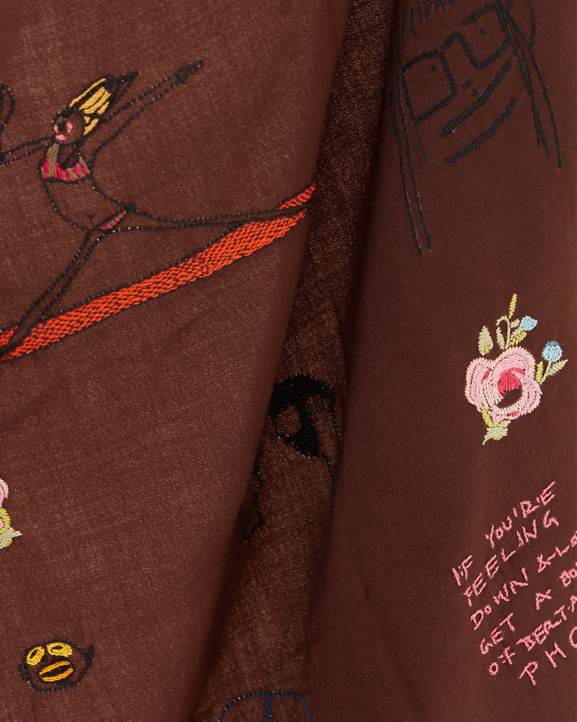 KONRAD Stella Scarf in Scribbles/Hazel