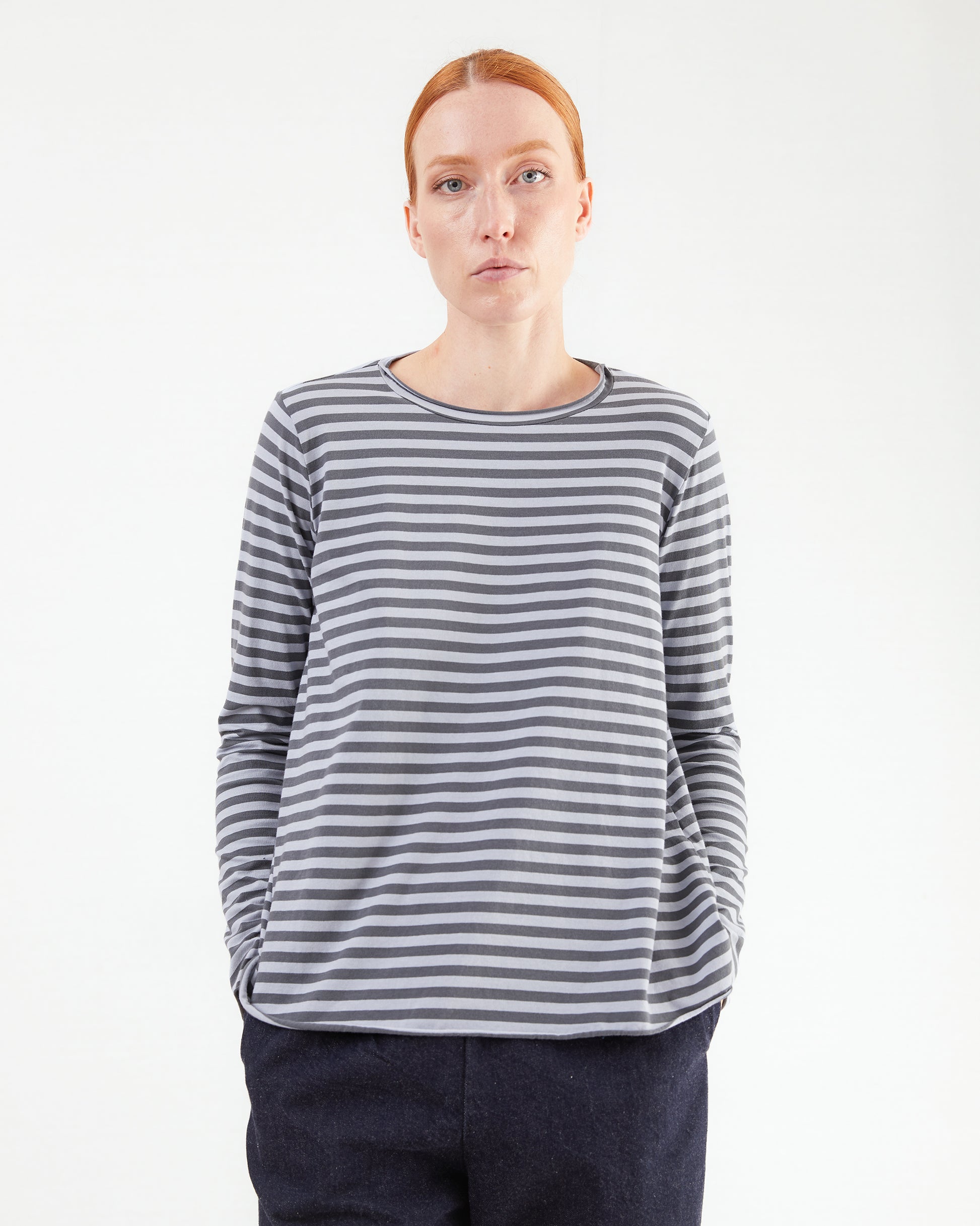 Labo.Art Women's Maglia Jeppe Striped Top in Even River