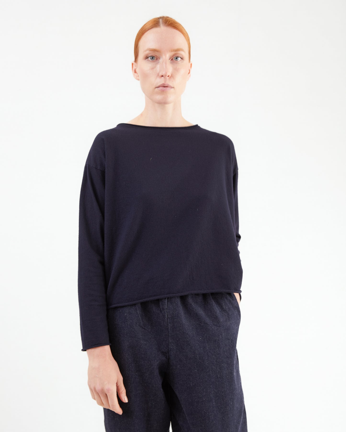Labo.Art Women's Maglia Lola Top in Charme Atlantic