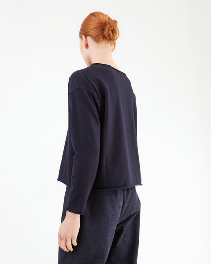 Labo.Art Women's Maglia Lola Top in Charme Atlantic