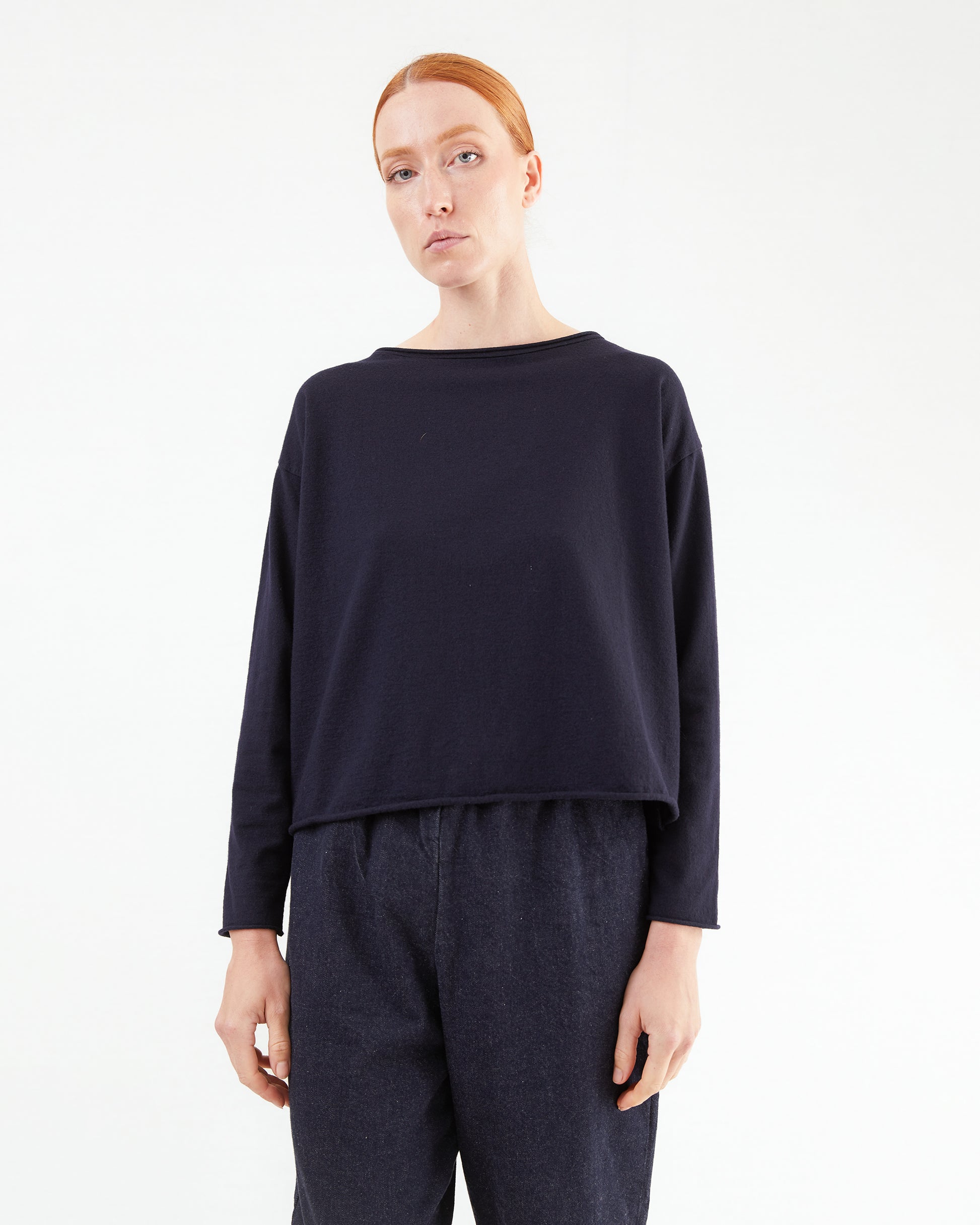 Labo.Art Women's Maglia Lola Top in Charme Atlantic