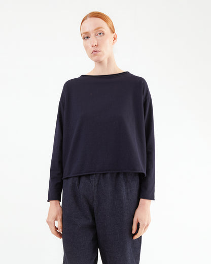 Labo.Art Women's Maglia Lola Top in Charme Atlantic