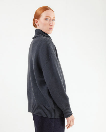 Labo.Art Women's Maglia Fungo Knitted Jumper in Grafite