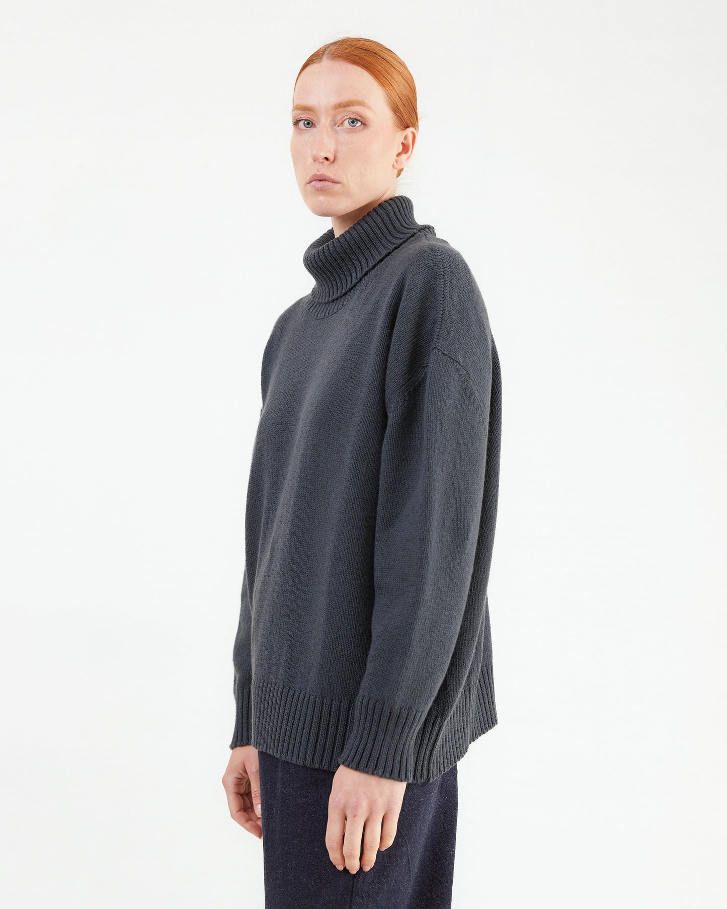 Labo.Art Women's Maglia Fungo Knitted Jumper in Grafite