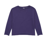 Labo Art Women's Lola Long Sleeve Wool T-shirt in Indigo
