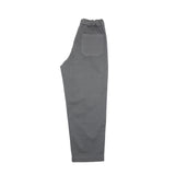 Woven cotton trousers featuring an elasticated waist, two side slant pockets, and two rear patch pockets.   100% cotton.