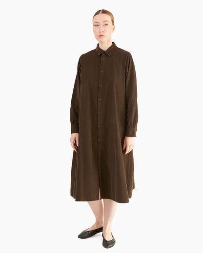 Labo.Art Women's Aneto Lampo Shirt Dress in Cacao