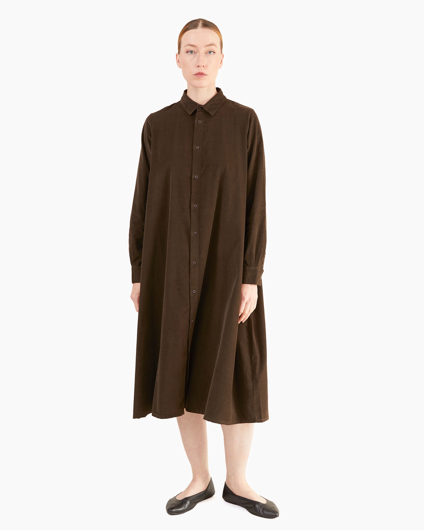 Labo.Art Women's Aneto Lampo Shirt Dress in Cacao