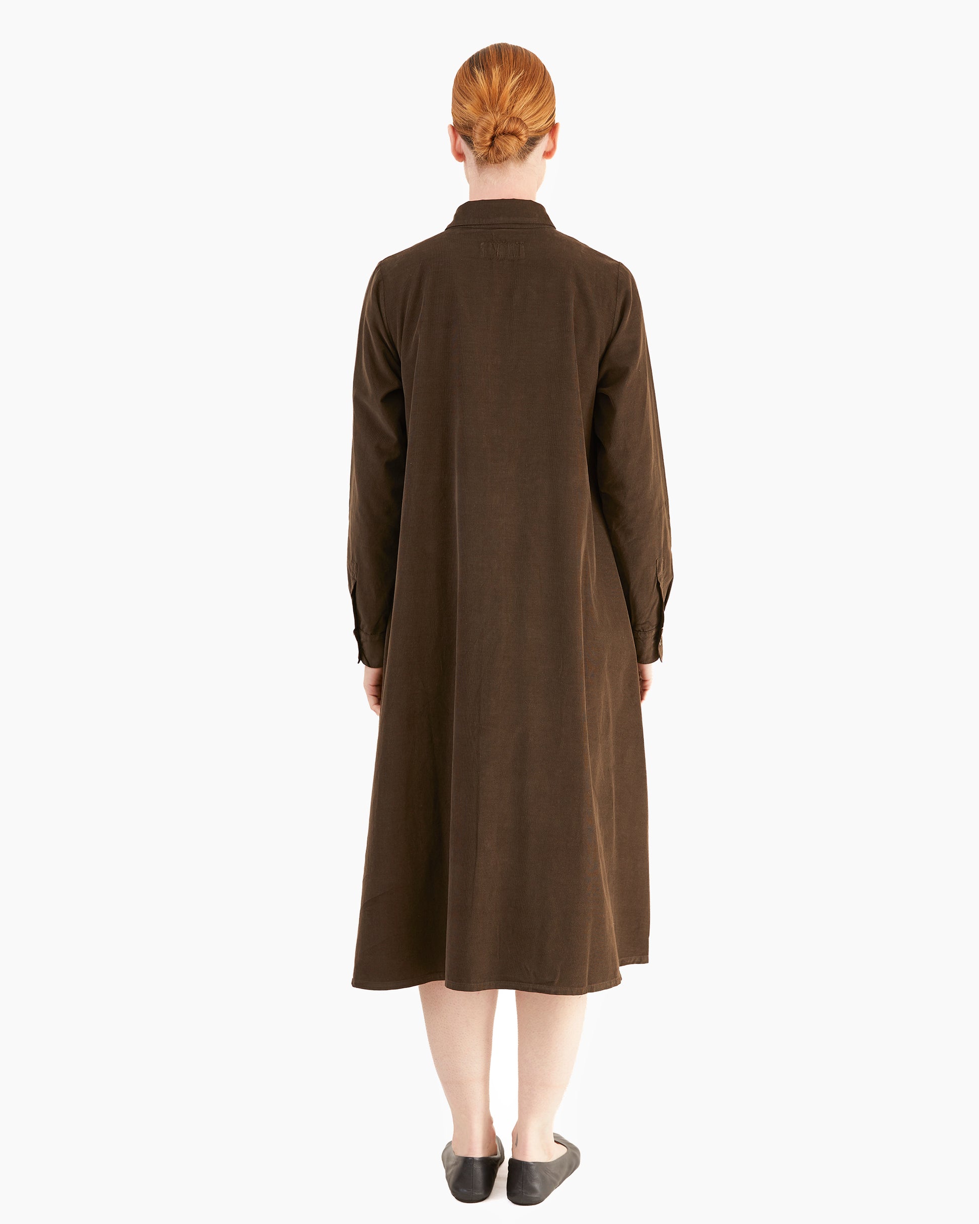Labo.Art Women's Aneto Lampo Shirt Dress in Cacao