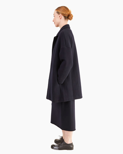 Labo Art Women's Nora Feltro Wool Jacket in Atlantic