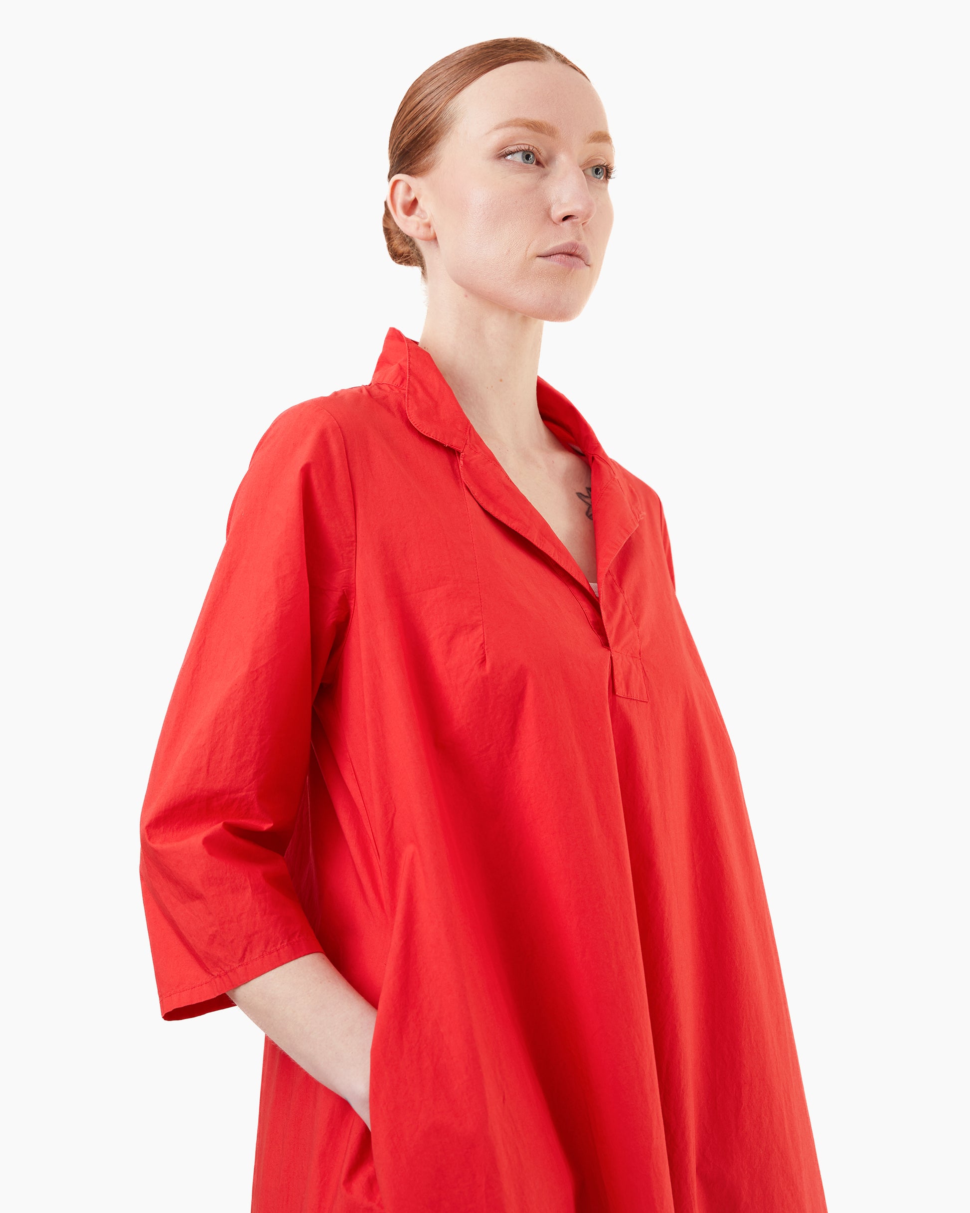 Labo.Art Women's Scampo Clara Cotton Dress in Tango