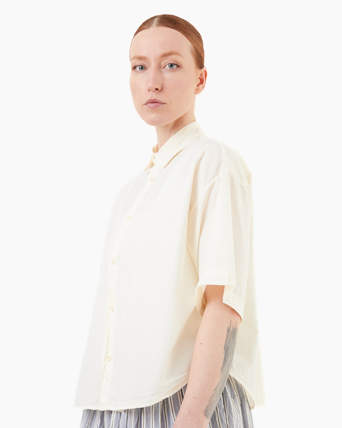 Labo.Art Women's Egadi Sushi Cotton Shirt in Aborio