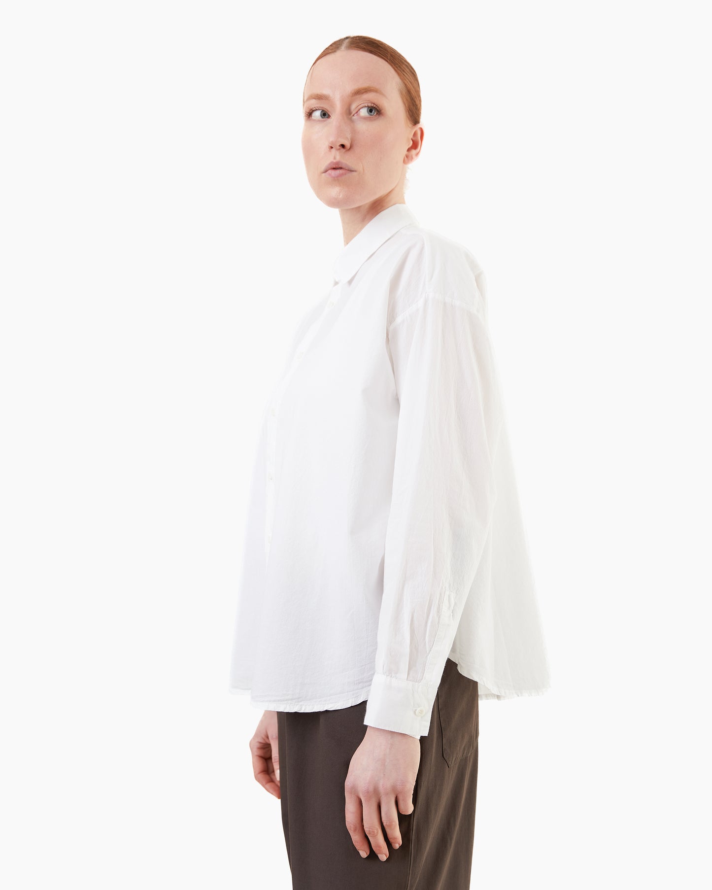 Labo.Art Women's Eolia Light Cotton Shirt in White