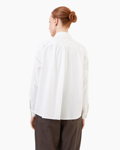 Labo.Art Women's Eolia Light Cotton Shirt in White