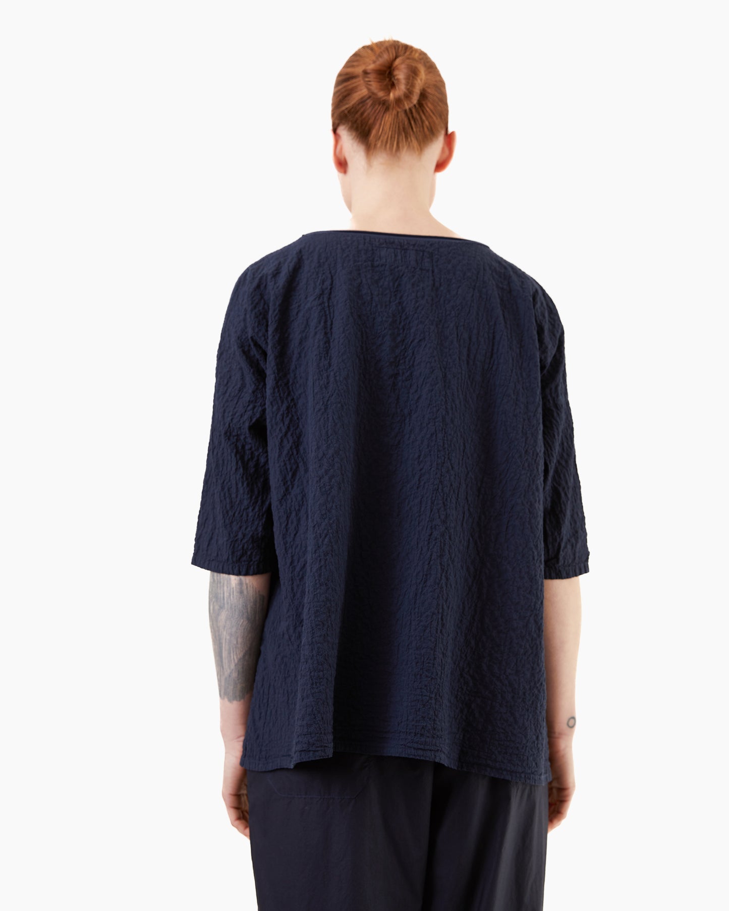 Labo.Art Women's Franca Rock Cotton Top in Atlantic