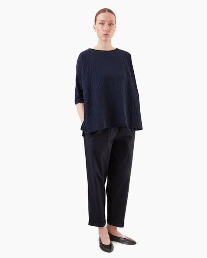 Labo.Art Women's Franca Rock Cotton Top in Atlantic