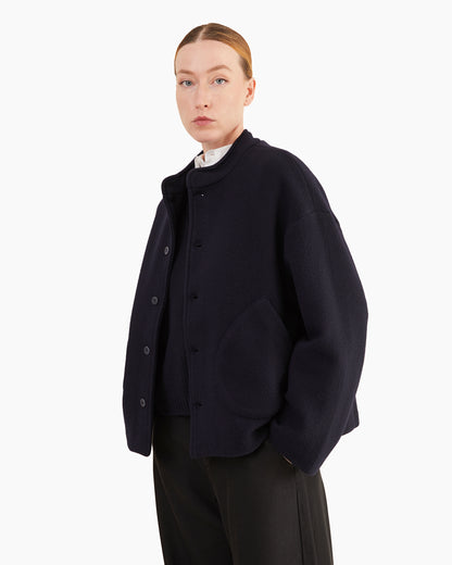 Labo.Art Women's Ficus Feltro Knit Jacket in Atlantic