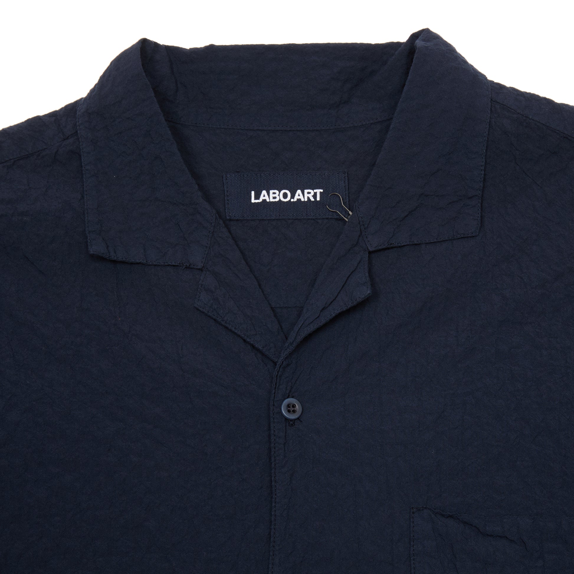 Labo Art Men's Franco Rock Cotton Shirt in Atlantic