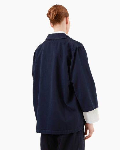 Labo.Art Women's Olivia Massaua Cotton Jacket in Atlantic