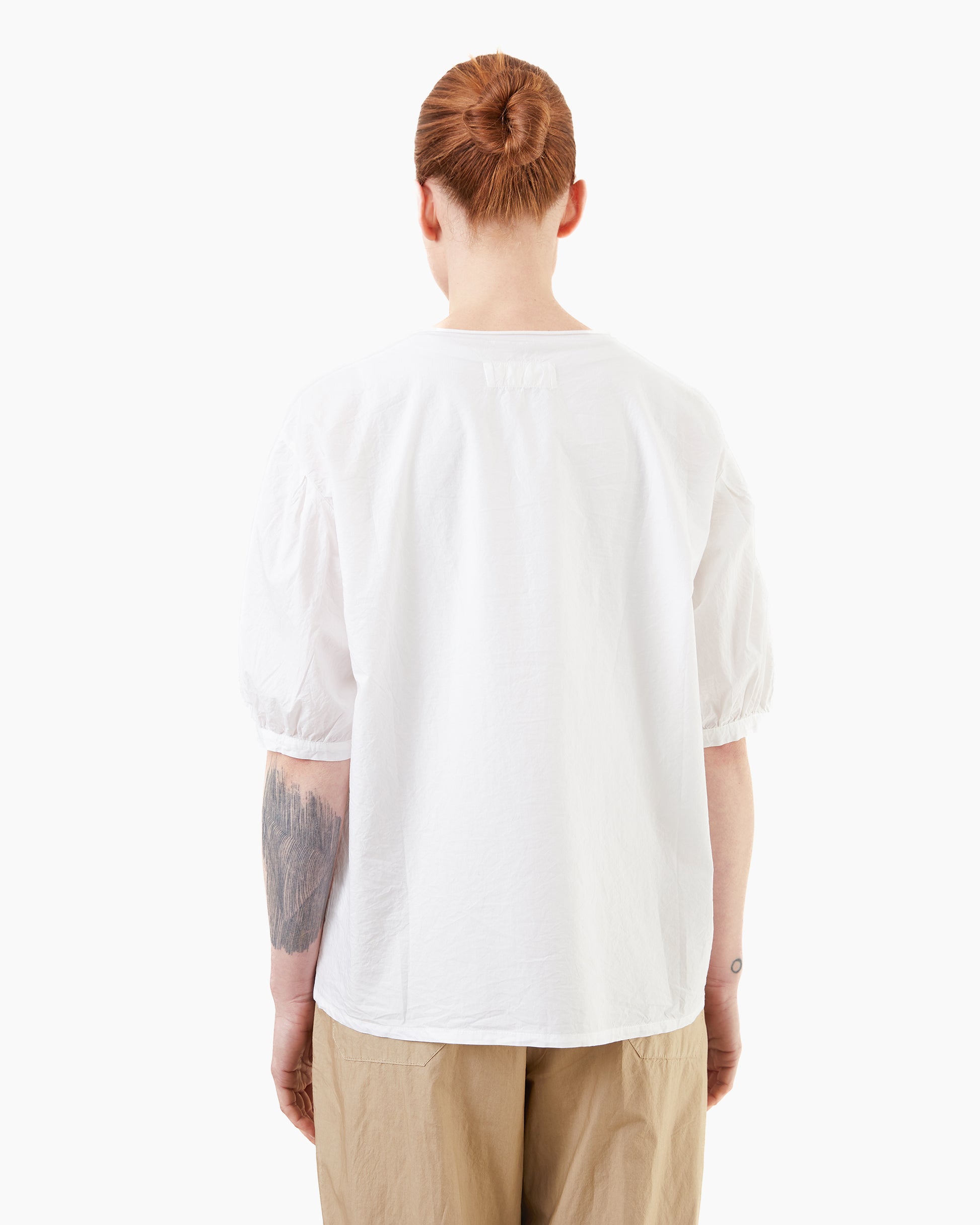 Labo.Art Women's Liscia Sushi Cotton Top in White