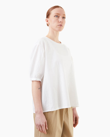 Labo.Art Women's Liscia Sushi Cotton Top in White