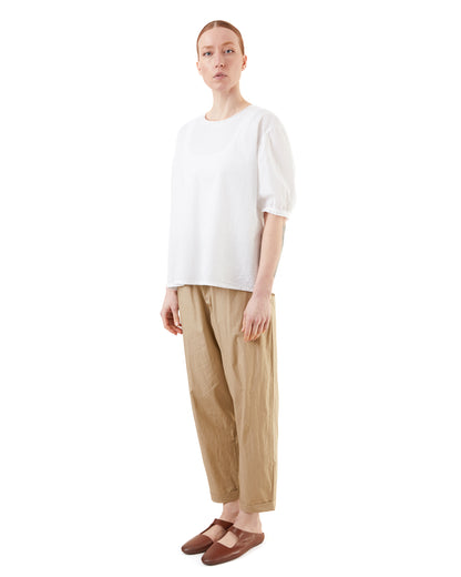 Labo.Art Women's Liscia Sushi Cotton Top in White