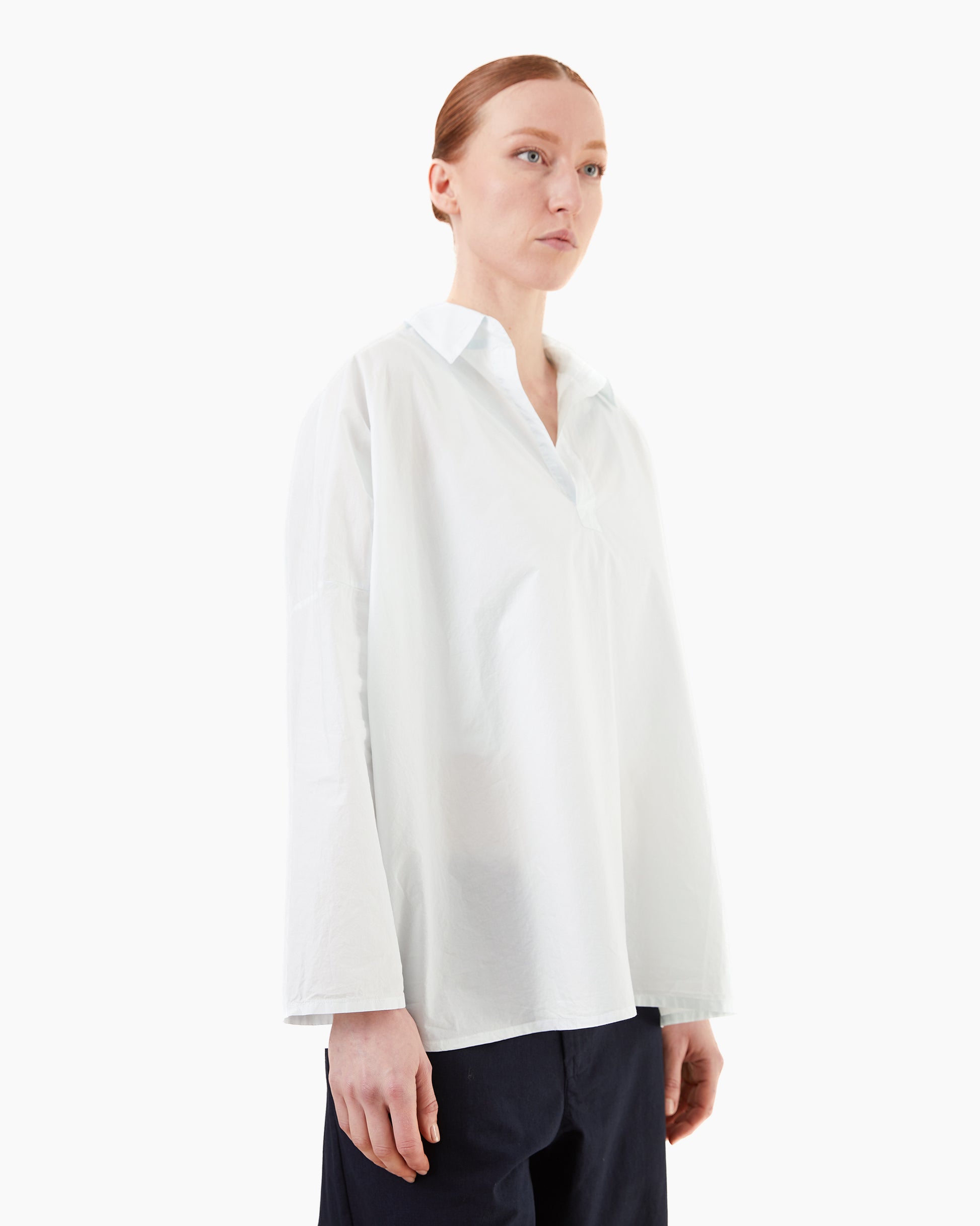 Labo.Art Women's Mira Sushi Cotton Shirt in Acqua
