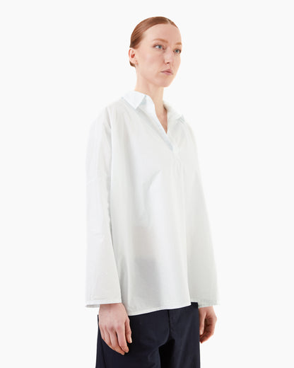 Labo.Art Women's Mira Sushi Cotton Shirt in Acqua