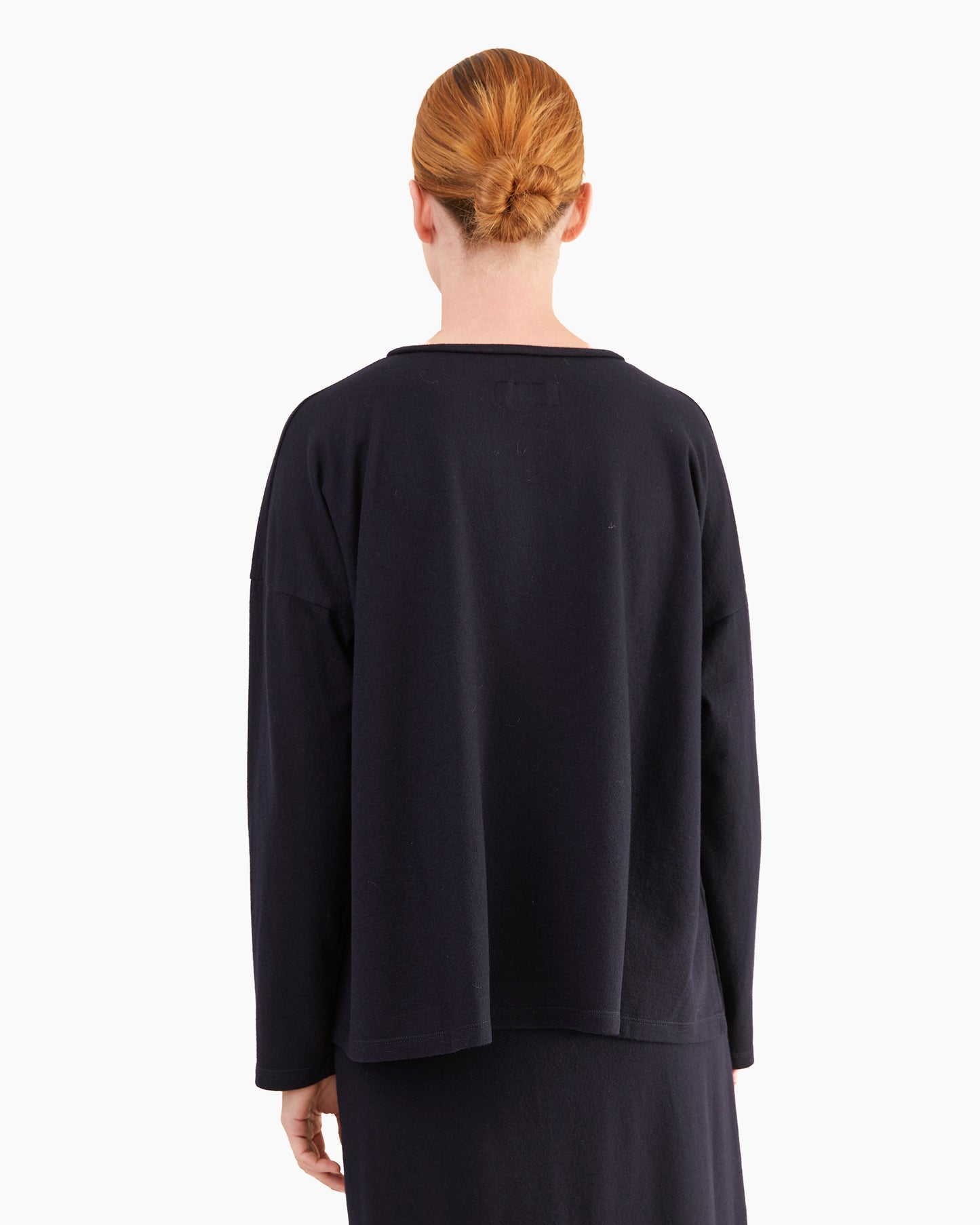 Labo.Art Women's Sandra Charme Knitted Long Sleeve Top in Atlantic