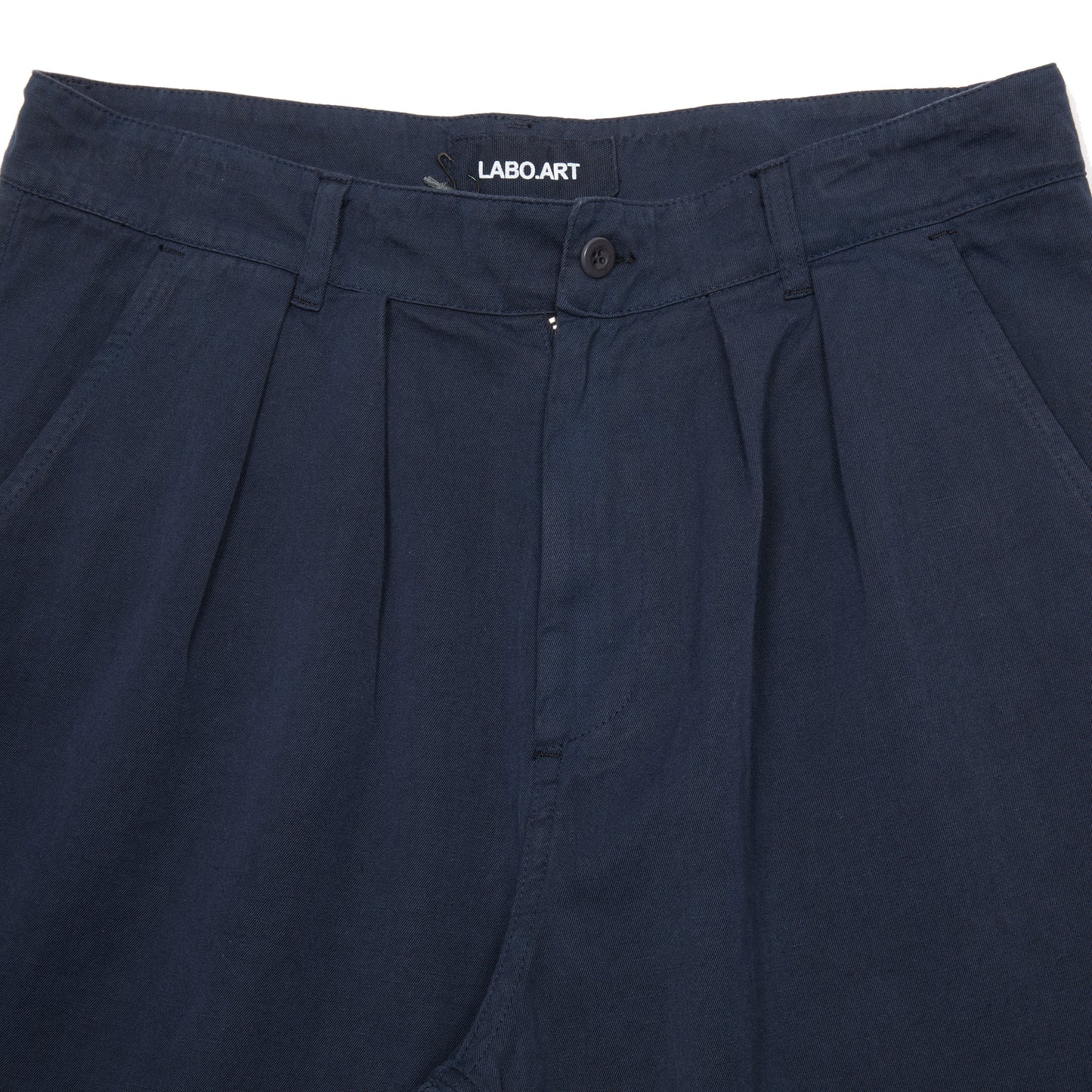 Labo.Art Men's Mani Pisa Cotton Linen Shorts in Atlantic