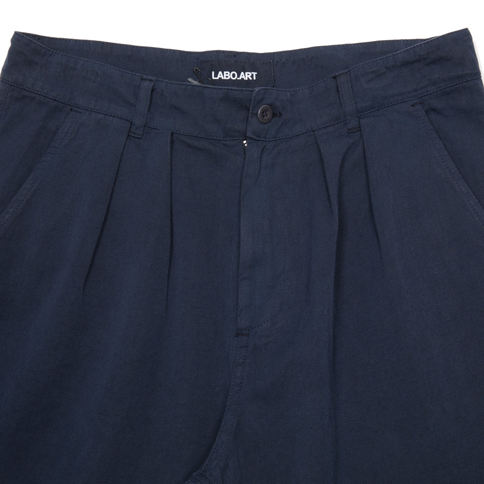 Labo.Art Men's Mani Pisa Cotton Linen Shorts in Atlantic