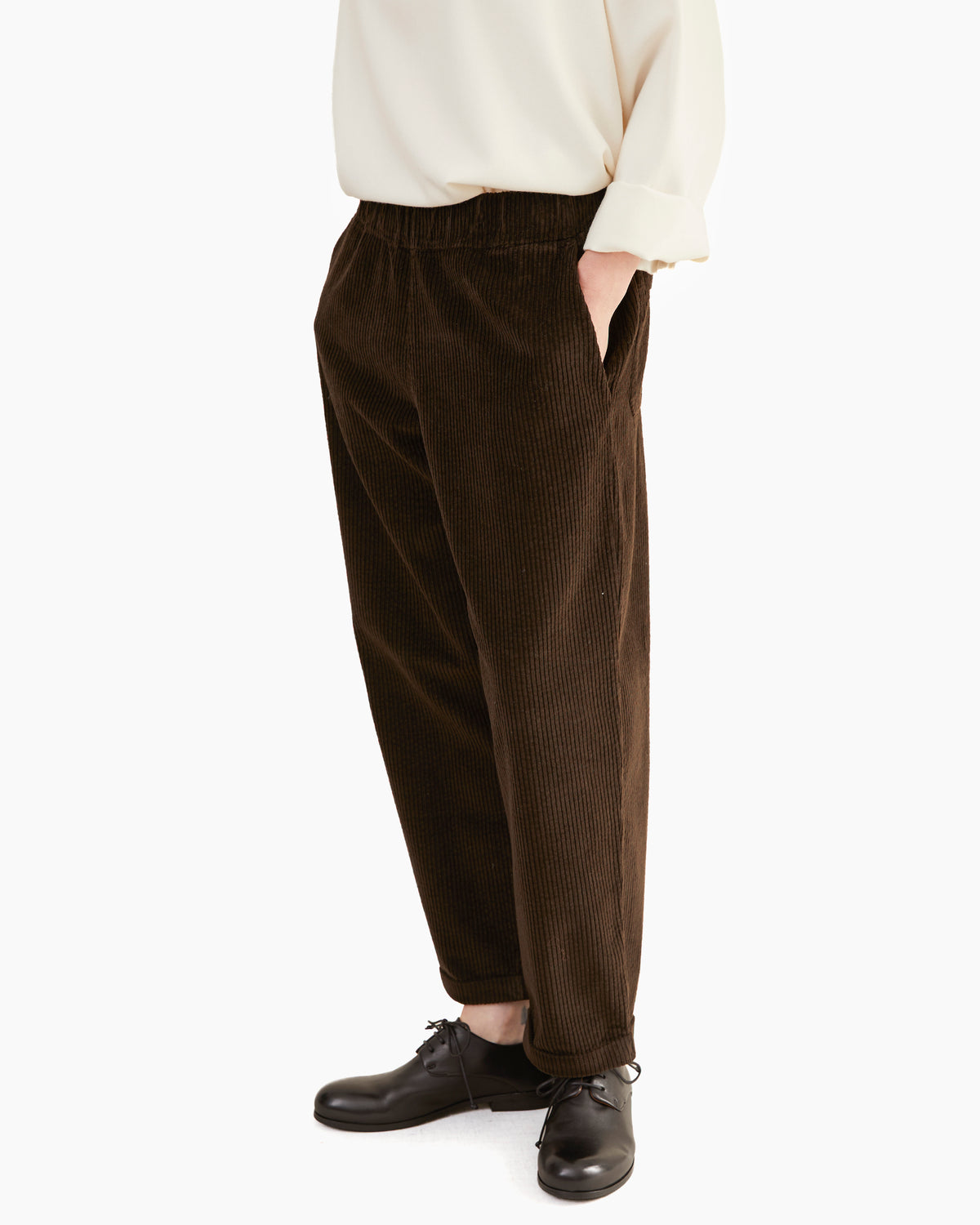 Labo.Art Women's Paride Velluto Pant in Cacao
