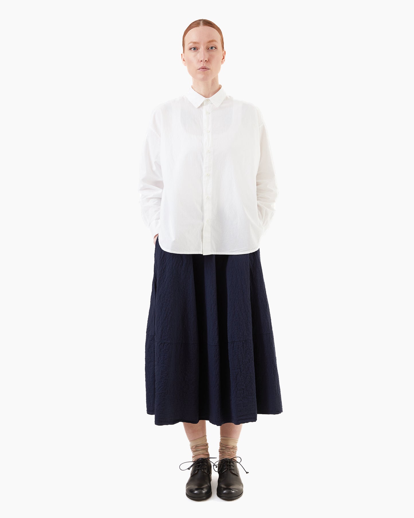 Labo.Art Women's Gea Rock Cotton Skirt in Atlantic