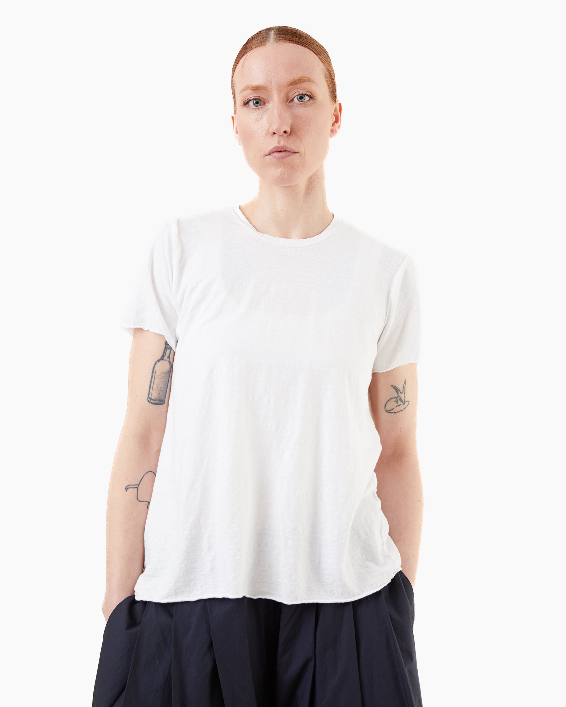 Labo.Art Women's Rico Lieto Cotton Top in White